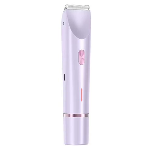 Lilac purple 2 in 1 waterproof trimmer